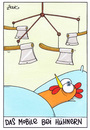 Cartoon: huhn (small) by WHOSPERFECT tagged mobile,huhn,hühner,chicken