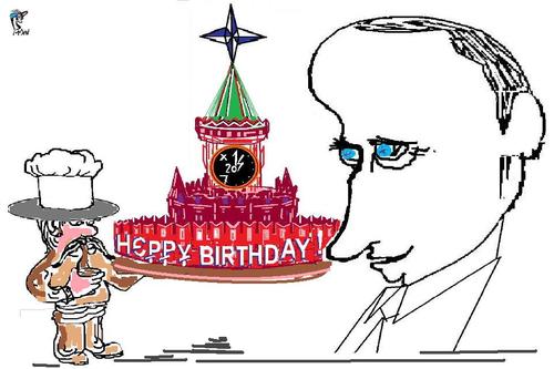 Cartoon: PUTIN BIRTHDAY (medium) by STOPS tagged putin