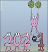 Cartoon: happy new year? Happy new fear (small) by matan_kohn tagged illustration,cartoon,toon,2020,corona,coronavirus,covid19,2021,happynewyear,happynewyear2021,caricature,funny,joak,nombers,boom,happy,sad,pop,walking,sky,drawing,art,party,celebration,december2020,future,love,skatch