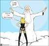 Cartoon: Bitch Im Madonna (small) by matan_kohn tagged bitch,madonna,music,god,haven,funny,sky,matan,kohn
