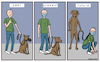 Cartoon: Dogs vs men covid19 (small) by matan_kohn tagged illustration,comics,comicsstrip,corona,covid19,toon,funny,funnydogs,dog,dogs,dogslover,animals