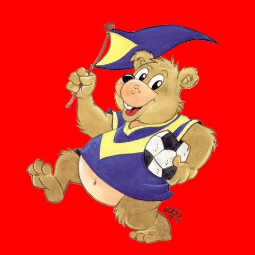 Cartoon: EL OSO (medium) by SOLER tagged oso,deporte,infantil