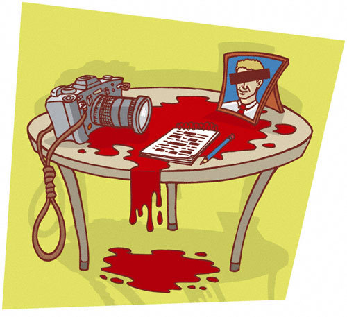 Cartoon: Freedom of the Press (medium) by Davor tagged presse,pressefreieheit,zensur,freedom,press,censorship,journalist