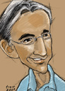 Cartoon: Michael Tilson Thomas (small) by frostyhut tagged tilsonthomas conductor american music classical