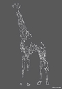 Cartoon: giraffe (small) by Achatz tagged giraffe,tiere