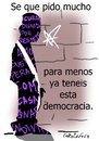 Cartoon: Mierdocracia (small) by LaRataGris tagged democracia