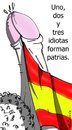 Cartoon: Patria por cojones (small) by LaRataGris tagged patria