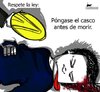 Cartoon: Proteccion comprometida (small) by LaRataGris tagged laratagris,trabajo