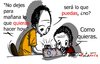 Cartoon: Querer no es poder (small) by LaRataGris tagged esguince