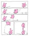 Cartoon: funny pigs (small) by Kossak tagged pigs piggies schwein schweinchen slvester love liebe neujahr pink rosa akrobaten acrobat