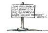 Cartoon: Hinweisschild (small) by Kossak tagged schild,hinweis,bürokratie,hinweisschild,verordnung,gesetzgebung,vorschrift