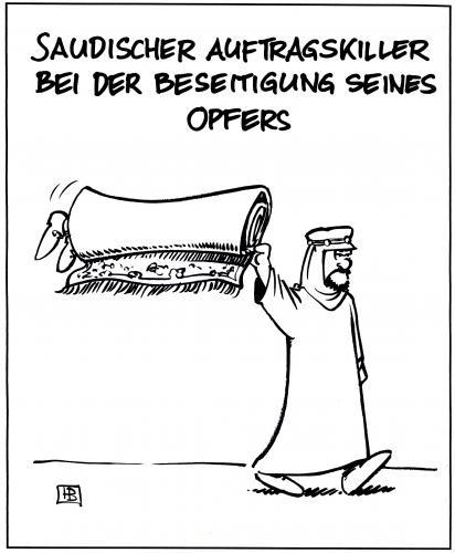 Cartoon: Auftragskiller (medium) by Harm Bengen tagged 
