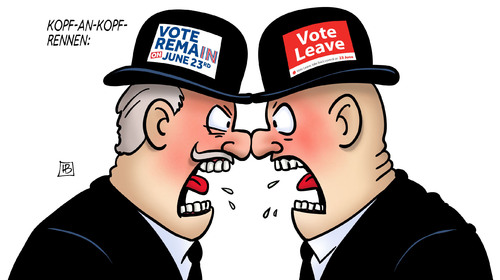 Brexit-Kopf-an-Kopf-Rennen