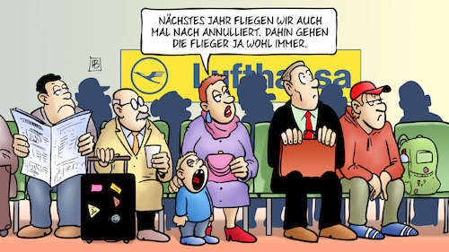 Cartoon: Cockpit-Streik (medium) by Harm Bengen tagged annulliert,urlaub,ferien,fliegen,flieger,flüge,ausfall,pilotenvereinigung,gewerkschaft,cockpit,lufthansa,streik,harm,bengen,cartoon,karikatur,annulliert,urlaub,ferien,fliegen,flieger,flüge,ausfall,pilotenvereinigung,gewerkschaft,cockpit,lufthansa,streik,harm,bengen,cartoon,karikatur