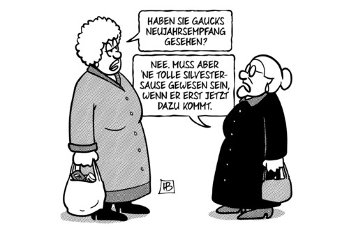 Gaucks Neujahrempfang