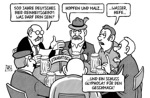 Glyphosat im Bier Glyphosat im Bier