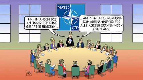 Hegseth und Spanien Hegseth und Spanien