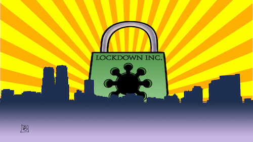 Lockdown-Aufgang