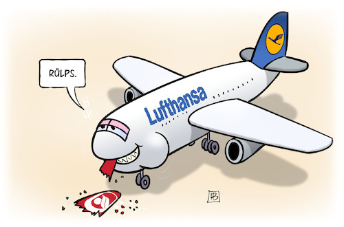 Lufthansa frisst Air Berlin