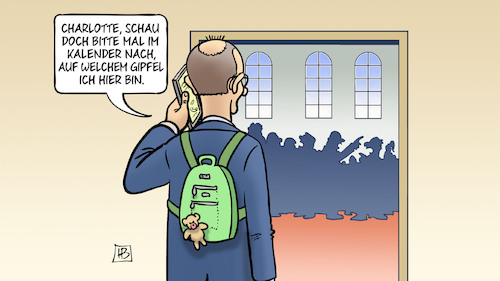 Merz auf Gipfel