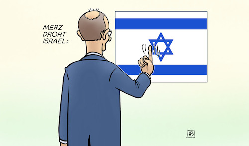 Merz droht Israel Merz droht Israel