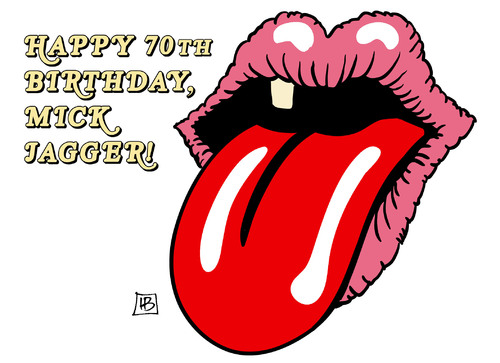 Cartoon: Mick Jagger 70 (medium) by Harm Bengen tagged mick,jagger,70,70th,birthday,geburtstag,rolling,stones,rock,musik,music,lippen,lipps,zunge,tongue,harm,bengen,cartoon,karikatur,mick,jagger,70,70th,birthday,geburtstag,rolling,stones,rock,musik,music,lippen,lipps,zunge,tongue,harm,bengen,cartoon,karikatur