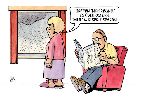 Cartoon: Osterwetter (medium) by Harm Bengen tagged regen,wetter,ostern,fenster,sprit,tanken,tankstelle,ölpreis,benzinpreise,harm,bengen,cartoon,karikatur,regen,wetter,ostern,fenster,sprit,tanken,tankstelle,ölpreis,benzinpreise,harm,bengen,cartoon,karikatur