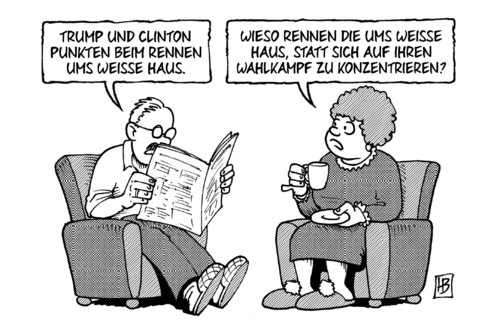 Rennen ums Weisse Haus Rennen ums Weisse Haus