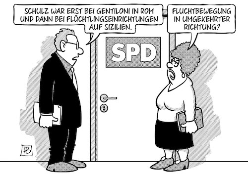 Schulz in Italien Schulz in Italien