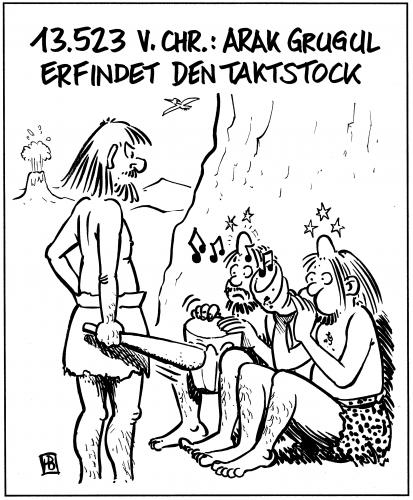 Cartoon: Taktstock (medium) by Harm Bengen tagged 