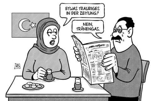 Tränengas-Zeitung Tränengas-Zeitung