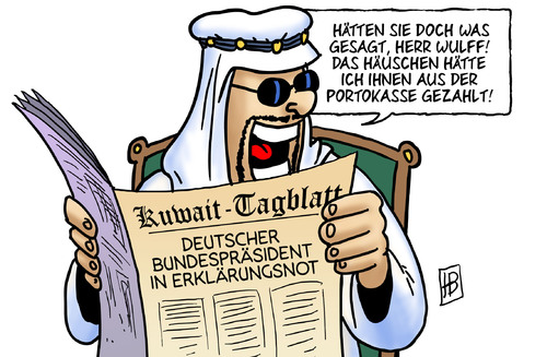 Cartoon: Wulff-Kredit (medium) by Harm Bengen tagged wulff,kredit,haus,landtag,bundespraesident,kuwait,wulff,kredit,bundespraesident,kuwait