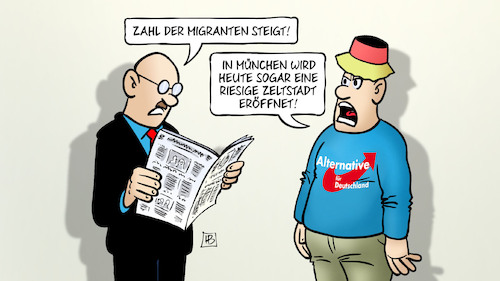 Cartoon: Zeltstadt (medium) by Harm Bengen tagged migranten,migration,flüchtlinge,afd,münchen,zeltstadt,oktoberfest,wiesn,harm,bengen,cartoon,karikatur,migranten,migration,flüchtlinge,afd,münchen,zeltstadt,oktoberfest,wiesn,harm,bengen,cartoon,karikatur