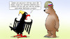 Cartoon: 78 Jahre Befreiung (small) by Harm Bengen tagged bundesadler,bär,zweiter,weltkrieg,befreiung,jahrestag,russland,ukraine,krieg,harm,bengen,cartoon,karikatur