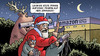 Cartoon: Amazon-Drohnen (small) by Harm Bengen tagged amazon drohne drohnen weihnachtmann nikolaus wichtel rentier weihnachten geschenke auslieferung harm bengen cartoon karikatur