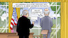 Cartoon: Biden hält fest (small) by Harm Bengen tagged usa,präsidentschaft,wahlkampf,oval,office,statement,kandidatur,gesundheit,alter,beiden,vergesslichkeit,harm,bengen,cartoon,karikatur