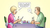 Cartoon: Chemie-Nobelpreis 2023 (small) by Harm Bengen tagged essen,ehepaar,nobelpreis,chemie,harm,bengen,cartoon,karikatur