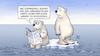 Cartoon: Corona und Klima (small) by Harm Bengen tagged eisbären,waffe,klima,kurssturz,dax,börse,wirtschaft,coronavirus,krankheit,pandemie,panik,harm,bengen,cartoon,karikatur