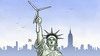 Cartoon: Energiewende USA (small) by Harm Bengen tagged energiewende,usa,obama,strom,energie,kohle,windkraft,freiheitsstatue,windrad,harm,bengen,cartoon,karikatur