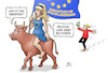 Cartoon: Europäische Digitalisierung (small) by Harm Bengen tagged europäische,digitalisierung,europa,stier,deutschland,hinkt,hinterher,internet,michel,harm,bengen,cartoon,karikatur