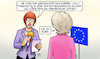 Cartoon: Europas Rüstung (small) by Harm Bengen tagged plan,zur,wiederaufrüstung,europas,friedensplan,vdl,von,der,leyen,interview,krieg,ukraine,bedrohung,rüstung,harm,bengen,cartoon,karikatur