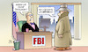 Cartoon: FBI und Trump (small) by Harm Bengen tagged trump,überwachung,wahlkampf,ermittlungen,geheimdienst,bundespolizei,harm,bengen,cartoon,karikatur
