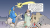 Cartoon: Flucht in Gaza (small) by Harm Bengen tagged gaza,chan,yunis,evakuiert,rafah,krieg,palästina,maria,josef,esel,jesus,schwanger,heiligenschein,harm,bengen,cartoon,karikatur