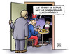 Cartoon: Geheimverhandlungen (small) by Harm Bengen tagged geheimverhandlungen,atomkraft,atomwaffen,nuklearwaffen,usa,iran,israel,harm,bengen,cartoon,karikatur