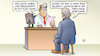 Cartoon: Gelber Schein (small) by Harm Bengen tagged bürokratieentlastungsgesetz,krankschreibung,krankenschein,gelber,schein,arzt,patient,digital,analog,harm,bengen,cartoon,karikatur