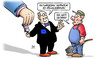 Cartoon: Glyphosat harmlos (small) by Harm Bengen tagged monsanto,entwarnung,glyphosat,harmlos,unkrautvernichtungsmittel,pestizid,gift,landwirtschaft,bauer,eu,efsa,harm,bengen,cartoon,karikatur
