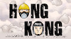 Cartoon: HongKong-Gesichter (small) by Harm Bengen tagged hongkong,gesichter,proteste,demonstrationen,gasmasken,polizei,china,chaos,zerstörung,harm,bengen,cartoon,karikatur