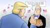Cartoon: INAUGURATION (small) by Harm Bengen tagged inauguration,trump,amtseinführung,bibel,smartphone,schören,schwur,präsident,usa,harm,bengen,cartoon,karikatur