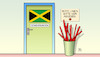 Cartoon: Jamaika-Sondierungen (small) by Harm Bengen tagged sondierungen,jamaika,dcu,csu,fdp,grüne,bundesregierung,koalition,rote,linien,tuer,harm,bengen,cartoon,karikatur
