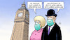 Cartoon: Johnson und Homeoffice (small) by Harm Bengen tagged johnson,homeoffice,netz,uk,gb,brexit,corona,big,ben,london,harm,bengen,cartoon,karikatur